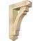 Ekena Millwork Merced Arts and Crafts Rough Sawn Bracket w/ Offset Brace, Douglas Fir, 6"W x 20"D x 28"H BKT0604X20X28MRC03RDF - alternate 1